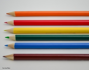 Rainbow of Colored Pencils